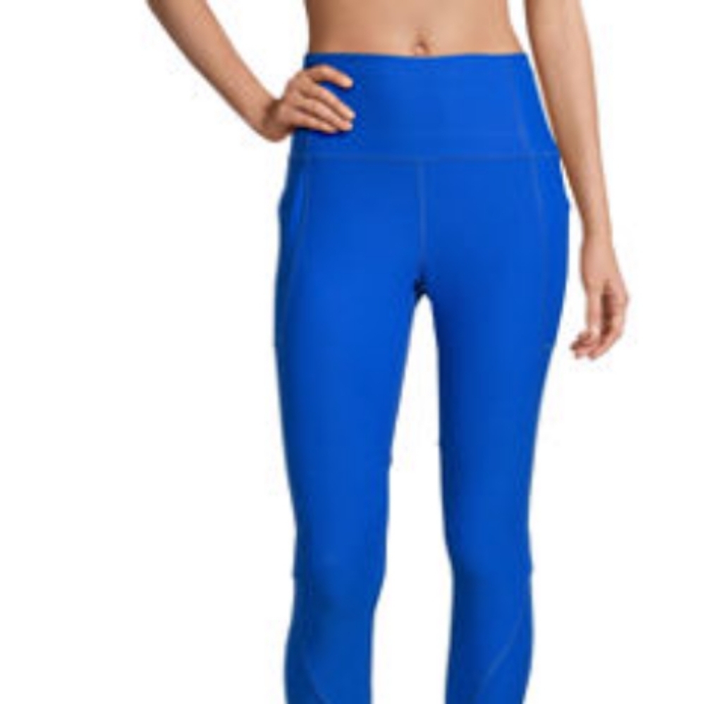 Xersion blue fitted workout pants